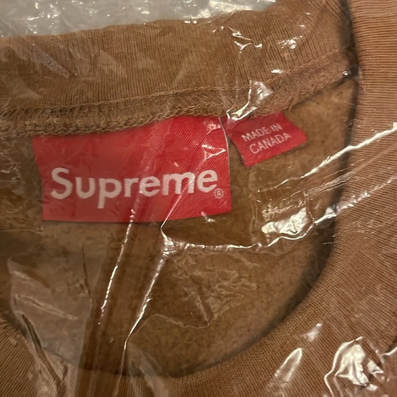 Authentic Supreme embroidery logo crewneck - Picture 4 of 7